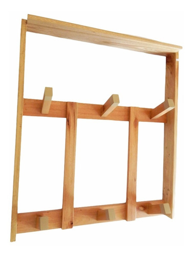 Perchero Nordico Escandinavo Madera De Pared Deco Hogar