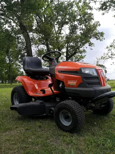 esperanza Obligatorio Paso Mini Tractor Corta Cesped Husqvarna 19 Hp-42 Corte Ts142