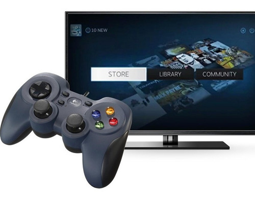 Imagen 4 de 7 de Control Gamepad Usb Programable Logitech F310, Pc Android Tv