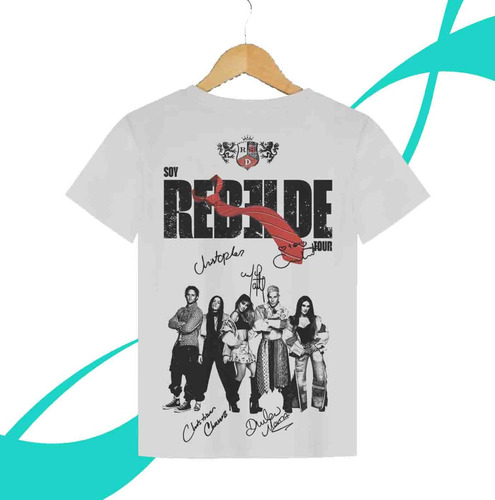 Rbd Soy Rebelde Tour Playera Unisex Autografos Firmas