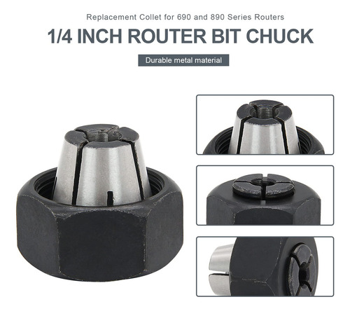 Pinza De Enrutador De 6 Mm Para Modelos De Cable Porter Delt