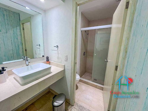 Cad Kabah 803. Departamento En Renta Vacacional Con Terraza En Acapulco Diamante