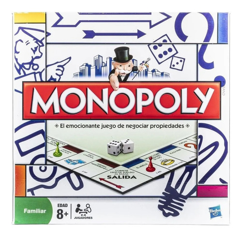 Monopoly Familiar Compacta Juego Finanzas Original!!