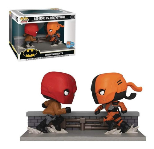 Funko Pop Moment Dc Red Hood Vs Deathstroke Px Preview 