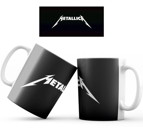 Mug Pocillo Taza Metallica Regalo 091