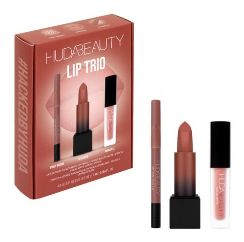 Huda Beauty The Ultimate Lip Trio Set - Bombshell Original