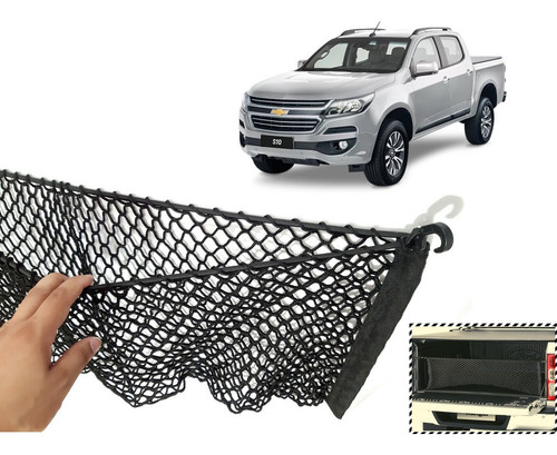 Rede Cargo Bag Caçamba Picape Chevrolet S10 Todas As Versões
