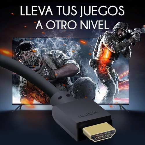 Imagen 9 de 9 de Cable Hdmi Saikang 4k 5mts Version 2.0 Ps4 Xbox One X Pc
