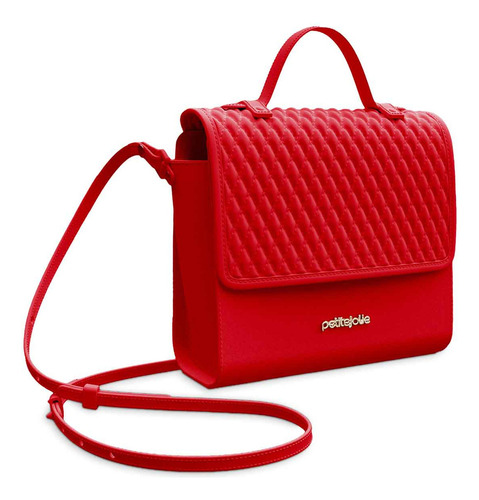 Bolsa Feminina Transversal Petite Jolie De Mão Lançamento+nf Cor Vermelho