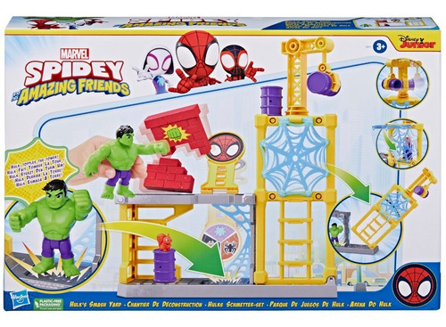 Marvel Set Spidey Parque De Juego De Hulk Hasbro Disney