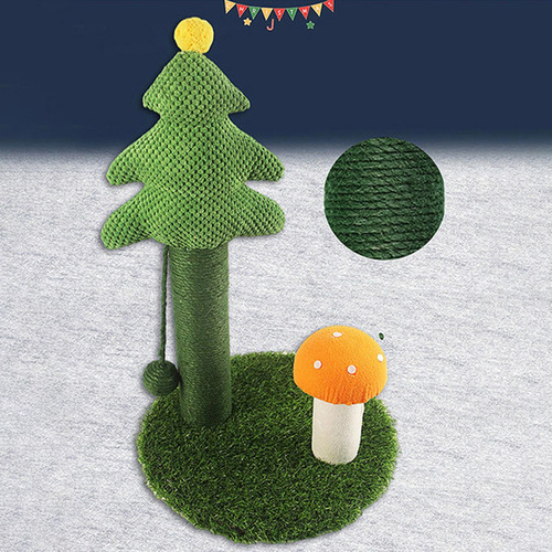 Poste Rascador Para Gatos, Adorno Temático Navideño, Marco