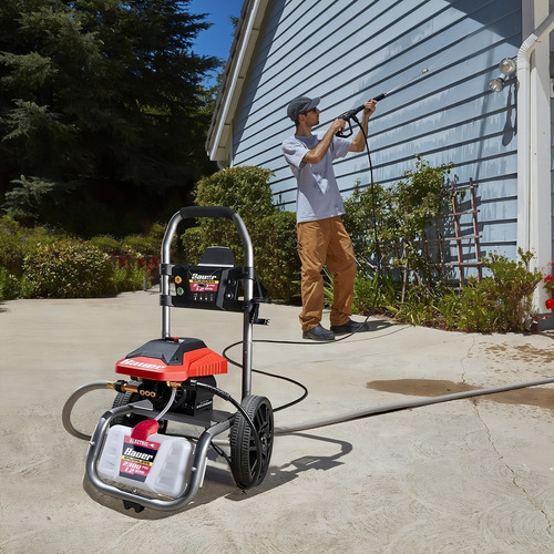 Hidrolavadora Electrica Bauer 2300 Psi Color Rojo
