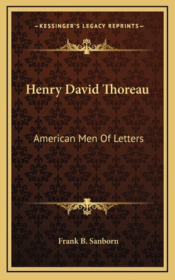 Libro Henry David Thoreau: American Men Of Letters - Sanb...