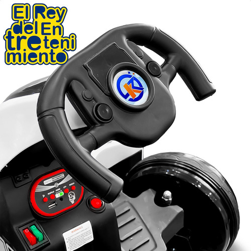 Imagen 5 de 8 de Auto A Batería Kart Expert Motors C/control Música - El Rey