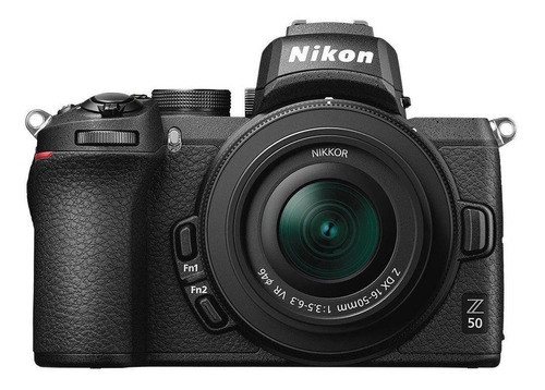 Imagen 1 de 2 de  Nikon Kit Z 50 + lente 16-50mm VR sin espejo color  negro