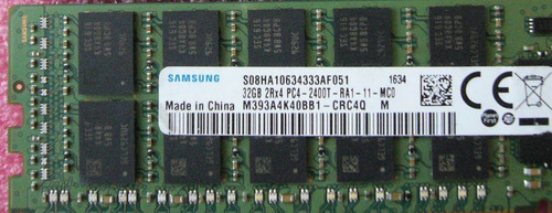 Imagem 2 de 4 de Memoria 32 Giga Servidor Dell Poweredge Fc430, Fc630, Fc830