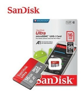 Sandisk Micro 16gb Ultra 98mb/s 653x A1  100% Original
