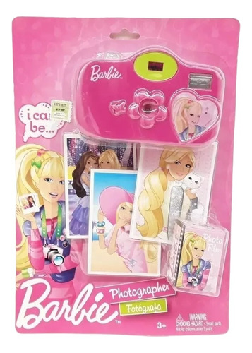 Barbie Set De Fotografa Con Camara Lic Original Armonyshop