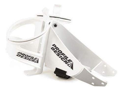 Soporte Aerodrink Rmc System Caramanhola de doble perfil, color blanco