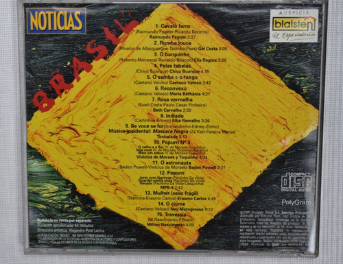 Cd Música De Brasil, Raimundo Fagner, Colección Noticias 13 (Usado)