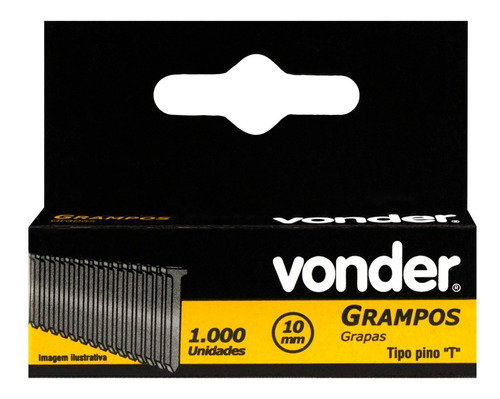 Kit 3000 Pinos 10mm Para Grampeador Pinador Manual Vonder