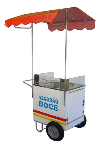 Carrinho Ambulante Algodão Doce - Modelo 4211 Sem Maquina