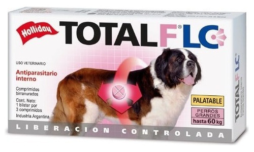 Antiparasitario Interno Total F Perro Hasta 60 Kg