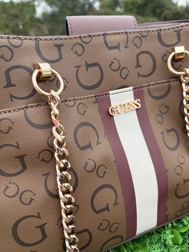 Bolsa Guess Hg943206 Cocoa Satchel