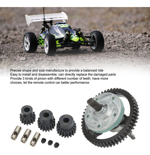 Conjunto De Engranajes De Piñones Diferenciales Rc 52t 15t 1