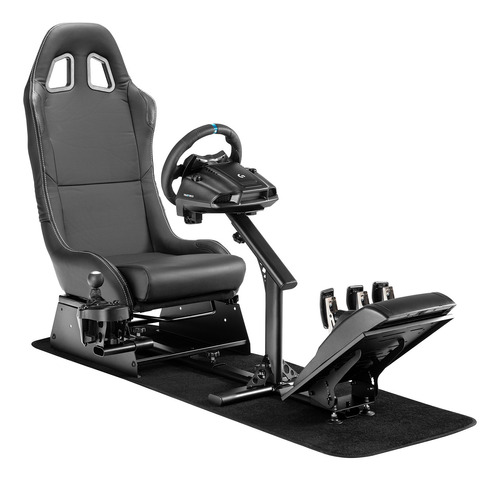 Simulador Gamer Negro Volante Thrustmaster Fanatec Logitech