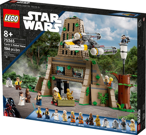 Kit Lego Star Wars Tm 75365 Base Rebelde De Yavin 4 1066 Pz