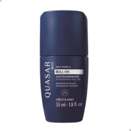 Roll-on Boticário Masculino Feminino Fragrância Quasar Blue