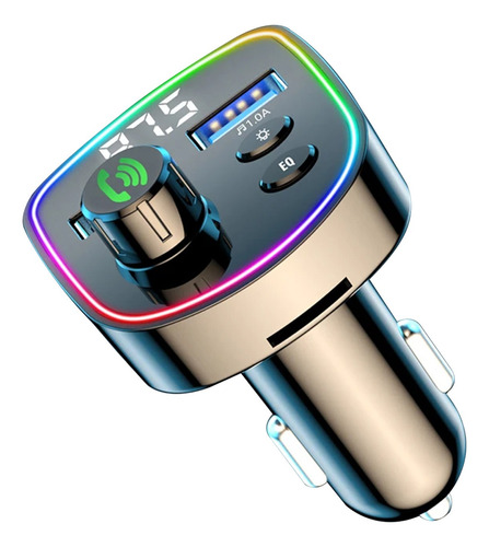 Transmisor Fm Inalámbrico Bluetooth 5.0, Kit Manos Libres Pa