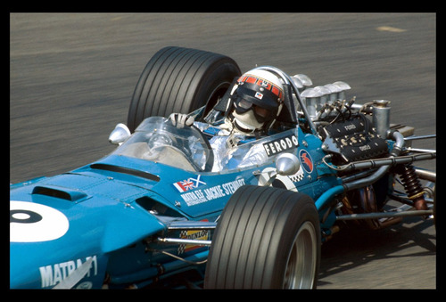 Matra Ms10 1968 Jackie Stewart Cuadro Enmarcado 45x30cm