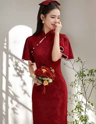 Vestido Qipao Laochuenzhang Sin Género Talle Xs