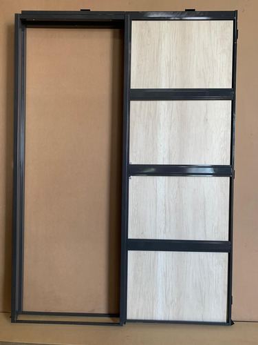 Puerta Corrediza Embutir 90x200 Melamina P/durlock Chapa 18 .