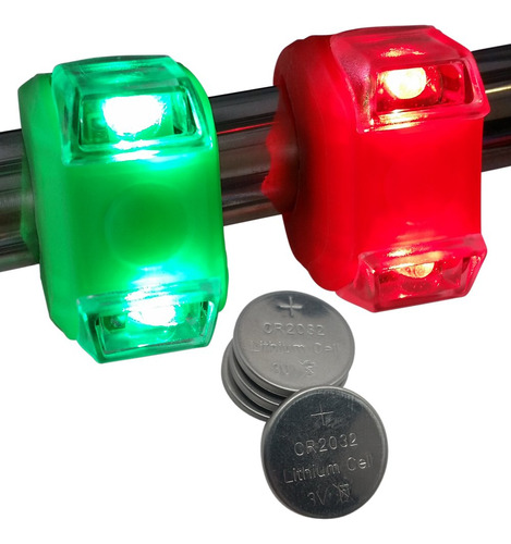 Luces Led Portatiles Para Bote, Verde Y Rojo Brillante - Luc