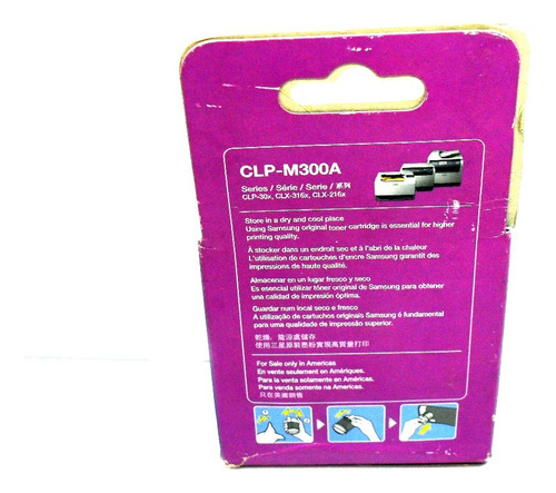 Cartucho de tóner Magenta Clx 3160 Clp 300 para Samsung CLP-M300a