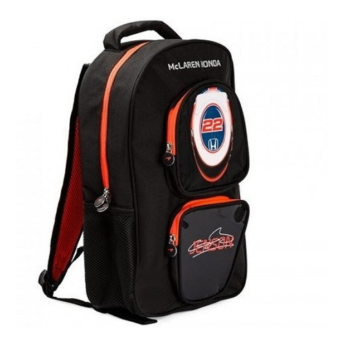 Mochila Mclaren Color Negro Mcl001-bspjb