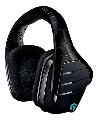 Fone de ouvido over-ear gamer sem fio Logitech G Series G933 preto