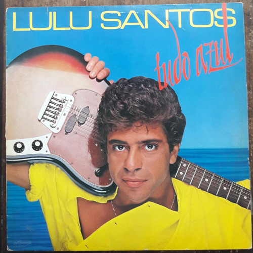 Lp Vinil (vg+ Lulu Santos Tudo Azul 1a Ed 84 Capa (vg+ C/enc