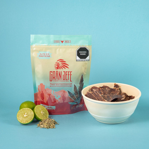 Carne Seca Gran Jefe 90gr Sabor Original / Natural