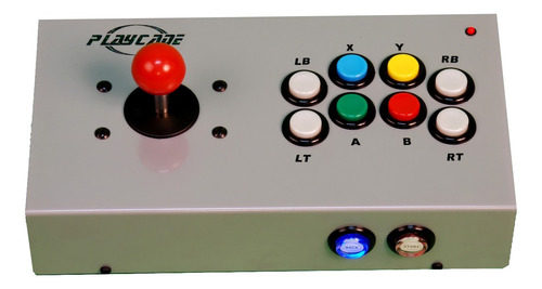 Joystick Playcade Arcoiris 360 gris