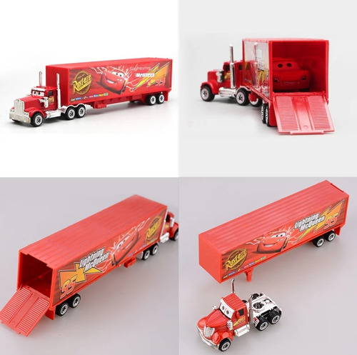Kit 7 Carrinhos Brinquedo Filme Carros 3 Relâmpago Mcqueen Cor Variados