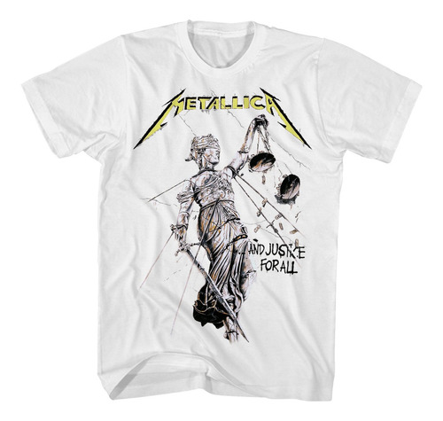 Nueva Playera Metallica Album And Justice For All Tendencia 