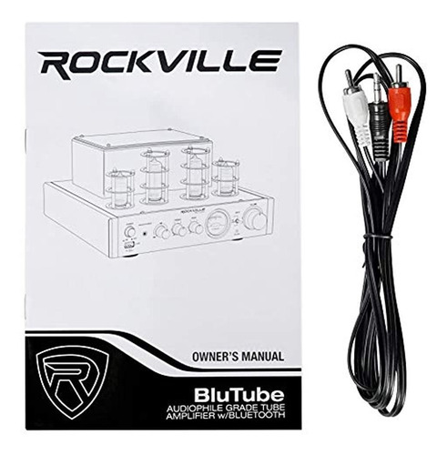 Imagen 6 de 6 de Rockville Tube Amplificador 70w Hybrid Valvular Bluetooth E