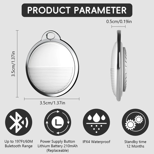 Localizador Gps Smart Tag Compatible Con Apple Find My
