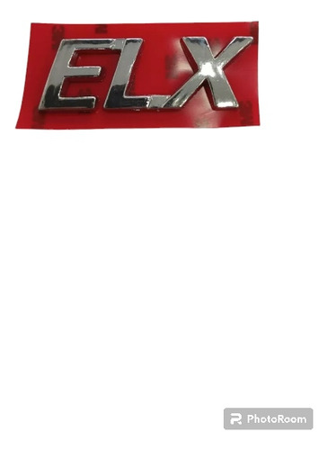 Emblema Insignia Fiat Elx Letras Cromadas
