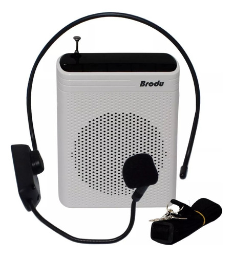 Parlante Radio Megafono Con Auricular Microfono Fm Usb Bt