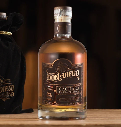 Cachaça Refinada Don Diego Extra Premium 750 Ml